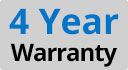 4 Year Warranty