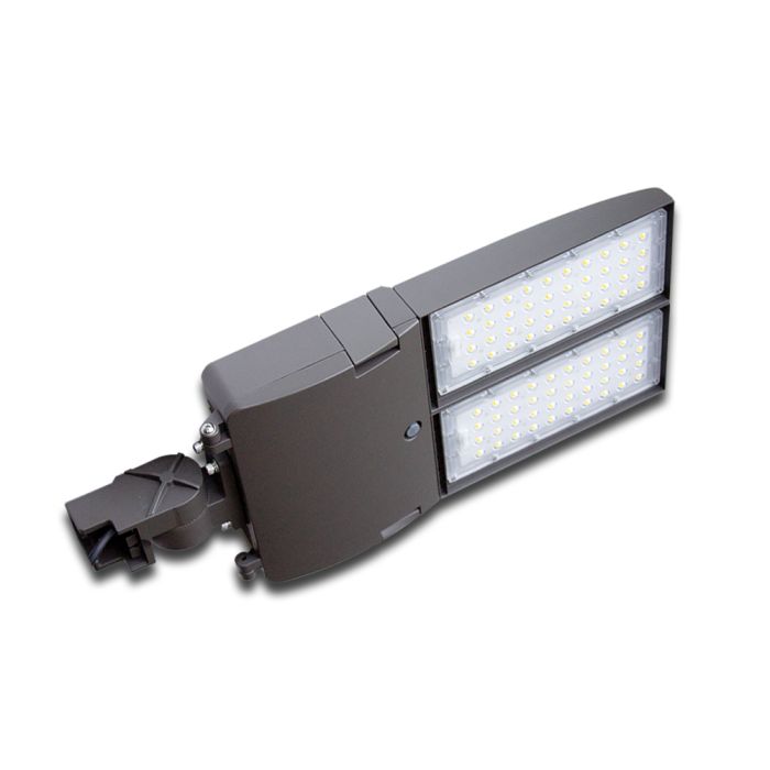 US LED QDXLP1-40-50-UNVL DLC Premium 400W DoradoXLP Outdoor LED Area Light Fixture 5000K Bronze