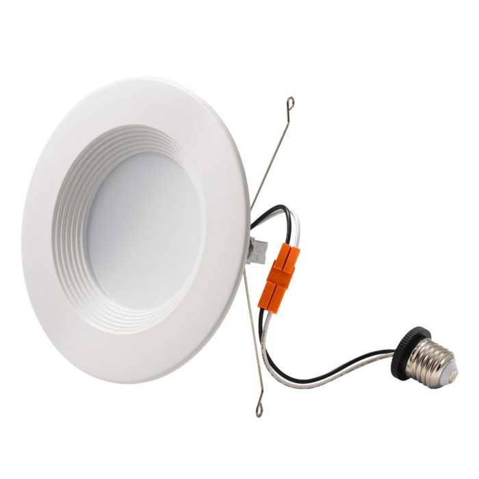 SLG Lighting DP 4R 8 G1 9FS Color Selectable 10-Watt LED 4-Inch Round E26 Plug Base Downlight TRIAC Dimming Replaces 65W PAR