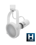 Nicor Lighting 12022WH 75-Watt Adjustable Track Light Gimbal Ring Head - Bulb not Included