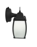 Maxlite ML4LS12SRLBK827 96974 12 Watt Dusk to Dawn LED Outdoor Ranch Lantern with Etch Glass