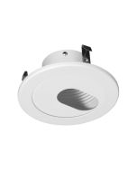 Nicor Lighting 14008 4-Inch White Recessed Slot Aperture Trim for MR16 Bulb