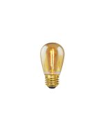 Green Creative 1FS14/820/A 1 Watt Amber LED S14 Filament Lamp 2000K Replaces 11W Incandescent