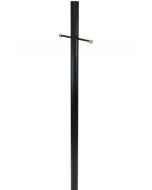 Wave Lighting 295 7FT Outdoor Direct Burial Aluminum Lamp Post with Cross Arm