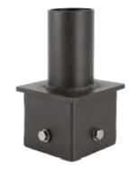 SLG Lighting 4SQ-SP-D Tenon Top for 4-Inch Square Pole 2-3/8-Inch O.D