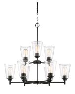 Designer's Fountain Westin 95789 Series 60 Watt 9-Lamp Chandelier Light Fixture