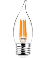 RAB Lighting BA11-5-E26-927-F 5-Watt BA11 Premium Filament Decorative Lamp 60W Incandescent Equivalent