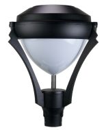 Wave Lighting C42TC C40T Series Opal Drop Lens Post Top Commercial Lighting Fixture Bronze Dimmable