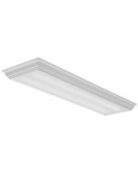 White Image Lithonia Lighting FMFL 35 Watt LED Cambridge Linear Flush Mount Fixture 120V 4000K