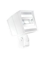 Product image white housing RAB Lighting CANVAS78T 90-Watts LED Canvas Floodlight White Fixture Trunnion Mount