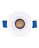 Nicor Lighting DGD Series Energy Star Rated Watt LED Gimbal Recessed Downlight Fixture Dimmable - 2-Inch