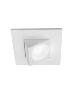 Nicor Lighting DQR Series Energy Star Rated 8.8-Watt 2-Inch Square Eyeball LED Downlight 2700K White