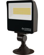 Lithonia Lighting ESXF Series ESXF2 ALO SWW2 KY DDB M2 DLC Listed LED Adjustable Lumen Output Color Switchable Dusk to Dawn Flood Light Fixture with Knuckle Mount