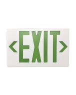 Eiko Green Emergency EXIT SIGN in White Housing