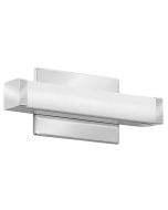 Chrome Lithonia Lighting FMVCSL-12IN 9.5 Watt 12 Inch 1ft Contemporary Square LED Vanity Light 120-277V 3000K