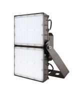 Barron Lighting FXA-350-W-VS-4K-BR-YK DLC Premium Listed 350 Watt LED Large Square Back Flood Light Fixture Dimmable 4000K 750-1000W HID Equivalent