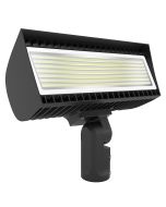 RAB Lighting FXLEDMSF DLC Premium FXLED Series Multi-Watt Field Adjustable Medium Floodlight with Slipfitter Mount Dimmable 1000W MH Equivalent