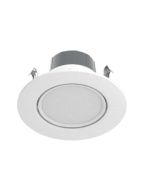 RAB Lighting RA4R89FA120WS 8 Watt 4 Inch Round Field Adjustable LED Retrofit Gimbal Downlight