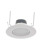 RAB Lighting RA6R109FA120WS 10 Watt 6 Inch Round Field Adjustable LED Retrofit Gimbal Downlight