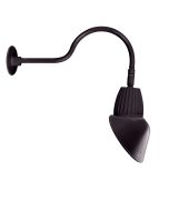 RAB Lighting GN1LED26 26 Watt Decorative LED Gooseneck Cone Shade Light with 24 Inch Goose Arm Style 1 