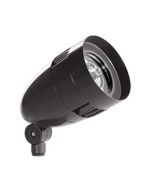 RAB Lighting HBLED13 HFLOOD 13 Watts LED Bronze Bullet FloodLight Fixture with Hood and Lens