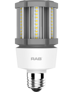 RAB Lighting HID-12-E26 12 Watt Ballast Bypass Post Top Lamp 100-277V - Replaces 50W MH