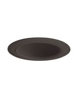 Juno Lighting 14 BBL 4-Inch Recessed Baffle Trim, Black Baffle with Black Trim