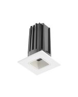 Juno Lighting 2LEDTRIM G2 SQ 30K 90CRI FL WWH 2-Inch IC Rated Square Recessed Trim Module, White, 30K, 90CRI, Flood Optics