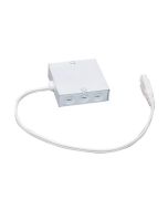 Juno Lighting UDWM WH Undercabinet Direct Wire Module, White Finish, 120V