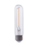 Eiko LED2.5WT10/FIL/827-DIM-G7 2.5 Watt T10 LED Advantage Filament Decorative Lamp 2700K Dimmable E26 Base