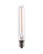 Eiko LED2.5WT6.5E17/FIL/827-DIM-G7 2.5 Watt T6.5 LED Advantage Filament Decorative Lamp 2700K Dimmable E17 Base