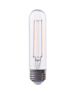 Eiko LED4WT10/FIL/827-DIM-G7 4 Watt T10 LED Advantage Filament Decorative Lamp 2700K Dimmable E26 Base