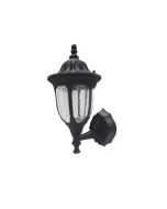 Maxlite ML4LS10MCLBK827 97868 10W Dusk to Dawn Outdoor LED Coach Lantern with Crackle Glass 120V 12-Packs