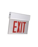 GE Lighting LEXEPA1GCLEM LEX Series Single-Face Aluminum Edgelit Clear Panel Green Letters Emergency Exit Sign Lighting