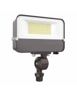 Westgate LFE-15W-MCT-KN DLC Listed LFE Series 15 Watt Compact Flood Lights with Adjustable Color and 1/2-Inch Knuckle Mount