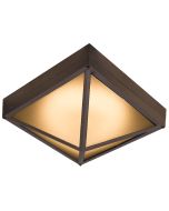 Westgate LRS-D 12 Watt LED Square Residential Light Fixture Dimmable with Pre-Wired Photocell