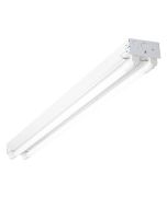 Westgate LRSL-4FT-2L-6PK-C 4-Foot 2-Lamp LED-Ready Strip Light Fixture with Clear Lens 6-Pack