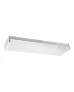 Eiko LW2/25W/840/HD DLC Listed 25-Watt 2FT LED Linear Wrap Fixture Dimmable 4000K Replaces 2 Lamp T8 Fluorescent