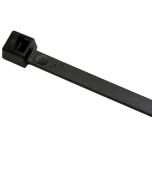 M4-18-0C 4-Inch UV Black Nylon Cable Ties up to 18lbs Load Capacity 100 Per Bag