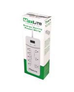 Maxlite APS-8/1350J 8-Outlet Advanced Surge Protector Power Strip 1875-Watt Max Output