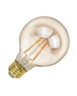 NaturaLED LED5G25/FIL/35L/922 Energy Star Certified 5 Watt LED G25 Filament Lamp E26 Base 2200K Dimmable