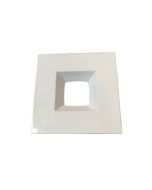 NaturaLED RTS-6RL15-WH 6-Inch White Square Recessed Trim Accessory for Downlight Fixture