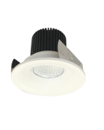 Nora Lighting NIOB-2RNB27XWW/10 2-Inch 14-Watt Iolite LED Round Bullnose Downlight 2700K