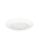 NORA Lighting AC Opal Series NLOPAC-R6REGT2427W 13 Watt 6-Inch Regressed LED Surface Mount Downlight Fixture with Triac Dimming 2700K