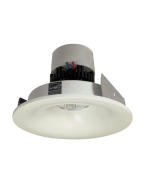 Nora Lighting NPR-4RNB27XWW 12-Watt 4-Inch Pearl LED Round Bullnose Retrofit 2700K Dimmable