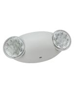 Barron Lighting QMR-WH Micro LED Thermoplastic Emergency Unit with 2 x 0.5 Watt Round Lamp Head