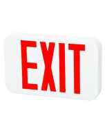 Fulham Lighting FHEX20WREM Firehorse LED Emergency Exit Sign with Battery Backup Red Letters