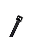 S14-50-0C 14.57-Inch UV Black Standard Nylon Cable Ties up to 50lbs Load Capacity 100 Per Bag