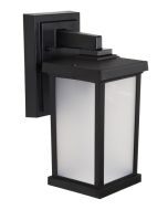 Wave Lighting S51SF-BK Medium Base Artisan Small Square Wall Mount Fixture