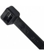 S7.5-50-0C 7.87-Inch UV Black Standard Nylon Cable Ties up to 50lbs Load Capacity 100 Per Bag